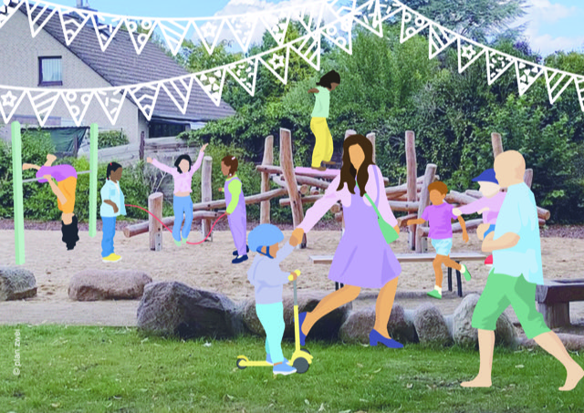Einweihung mit Spielfest